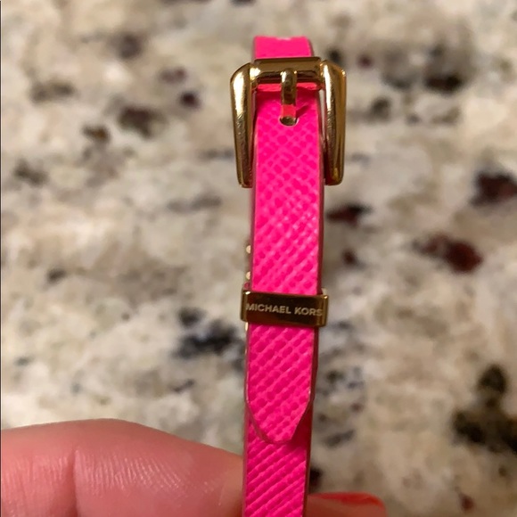 Michael Kors Neon Pink Bracelet - Picture 2 of 3